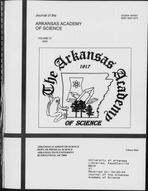 arkansas academy of science