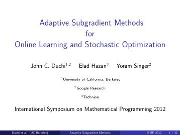 Adaptive Subgradient Methods for Online Learning and Stochastic Optimization