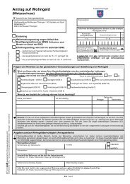 Antrag auf Wohngeld (Mietzuschuss) - (Thüringen ... - Mühlhausen