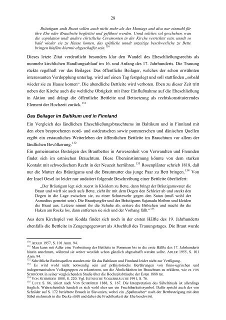 Beilager und Bettleite im Ostseeraum - Fibri