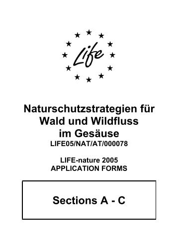 Naturschutzstrategien für Wald und Wildfluss im Gesäuse Sections ...