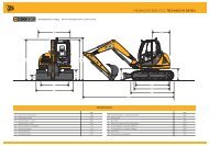 MIDIBAGGER 8085 ZTS | TECHNISCHE DATEN - DEMCO JCB