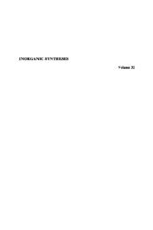 Inorganic Syntheses, Volume 32