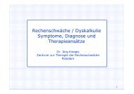 Rechenschwäche / Dyskalkulie Symptome, Diagnose und ... - ZTR