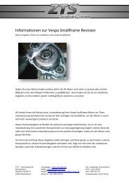 Informationen zur Vespa Smallframe Revision - ZTS ...