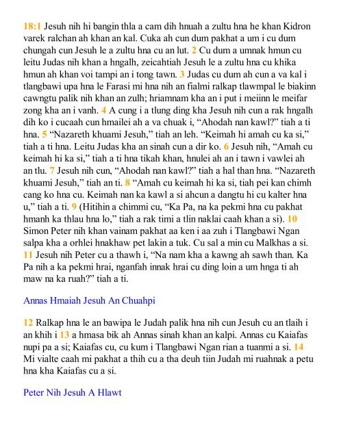 Chin Hakha Bible - Gospel o... - GospelGo