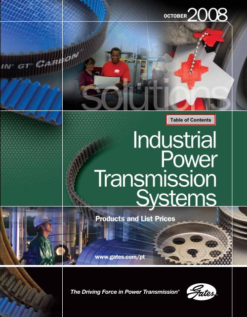 2008 Gates Industrial Power Transmission Systems - Luksiczuanic.cl