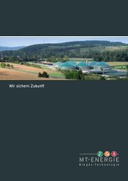 Wir sichern Zukunft - MT-Energie GmbH