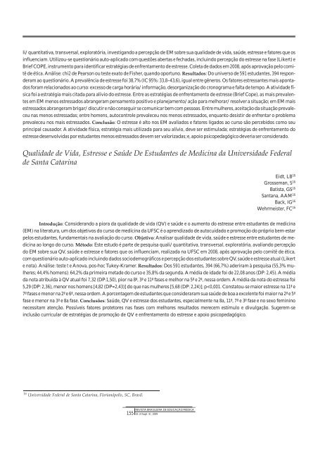 Resumo de Trabalhos - COBEM 2009 - Associação Brasileira de ...