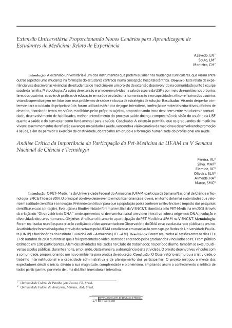 Resumo de Trabalhos - COBEM 2009 - Associação Brasileira de ...