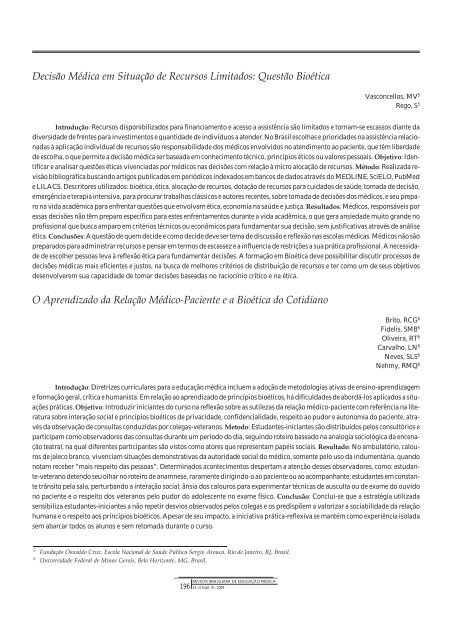 Resumo de Trabalhos - COBEM 2009 - Associação Brasileira de ...