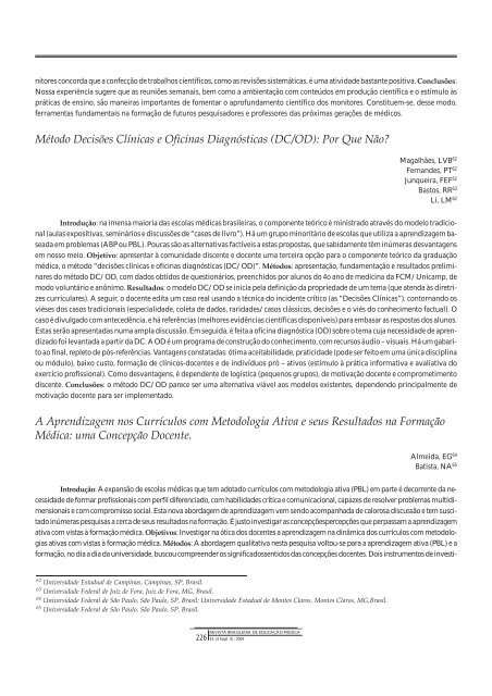 Resumo de Trabalhos - COBEM 2009 - Associação Brasileira de ...