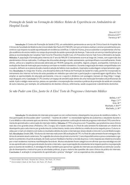 Resumo de Trabalhos - COBEM 2009 - Associação Brasileira de ...