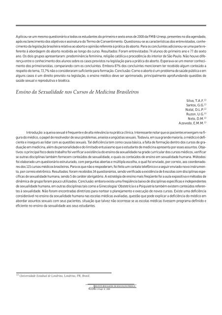 Resumo de Trabalhos - COBEM 2009 - Associação Brasileira de ...