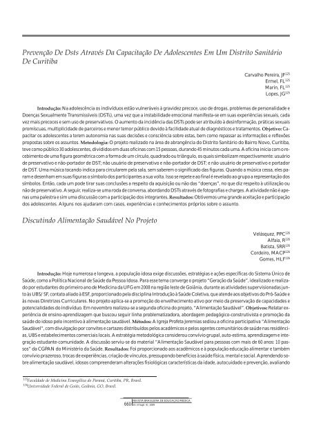 Resumo de Trabalhos - COBEM 2009 - Associação Brasileira de ...