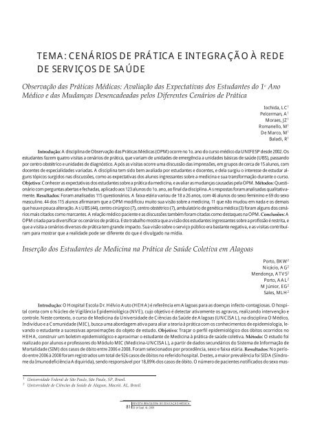 Resumo de Trabalhos - COBEM 2009 - Associação Brasileira de ...