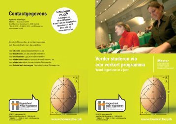 Verder studeren via een verkort programma - Howest.be