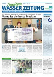 Mama ist die beste Medizin - LWG Lausitzer Wasser