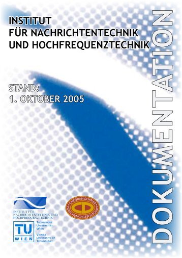 Dokumentation Stand 1. Oktober 2005 - Institut für ...