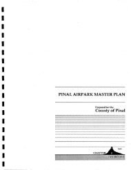 PINAL AIRPARK MASTER PLAN County of Pinal - Arizona ...