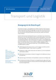 Transport und Logistik - IKB