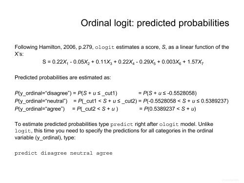 Getting Started in Logit and Ordered Logit Regression - Data and ...