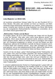 Rückblick 2012 und Ausblick 2013 - Karmeliten