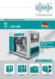 Download Prospekt RS 75 - 250 - RENNER-Kompressoren