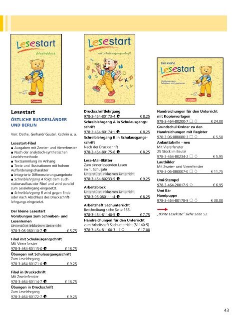 42 Deutsch Erstlesen Sch - 