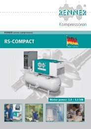 Download brochure RS-COMPACT - RENNER-Kompressoren