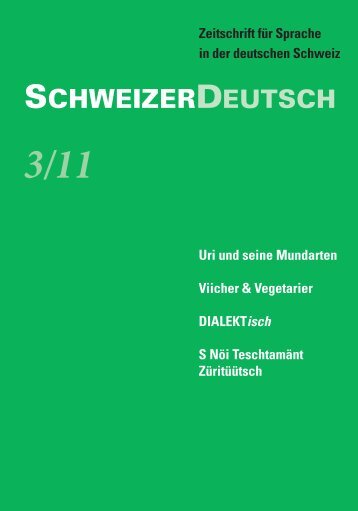 SchweizerDeutsch 3/11