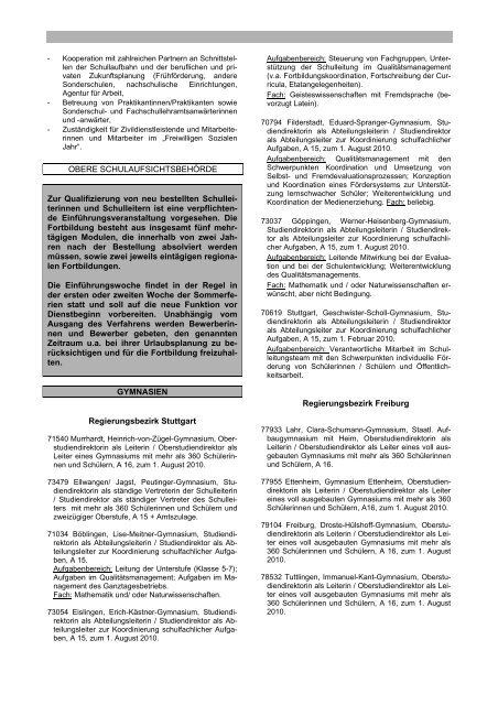 Amtsblatt Kultus und Unterricht Nr. 14-15/2009 vom 11. September ...