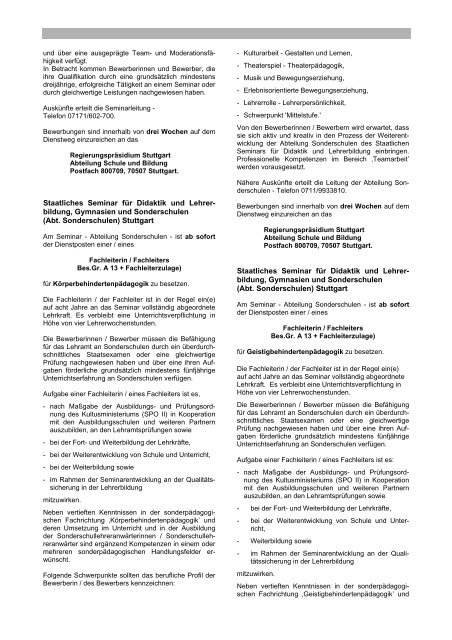Amtsblatt Kultus und Unterricht Nr. 14-15/2009 vom 11. September ...