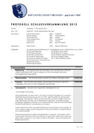 Erfolgsrechnung 01.10.2011 – 30.09.2012 - Bartligesellschaft