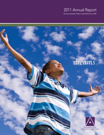 2011: Dreams - Children's Aid and Family Services