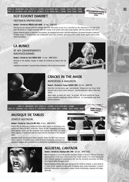 Katalógus 2005 - Mediawave