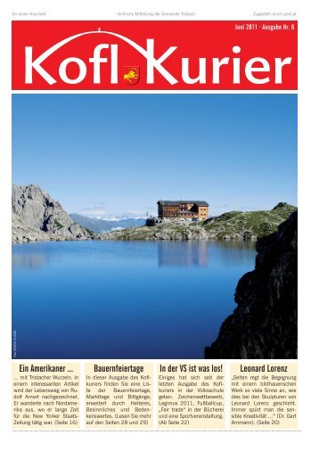 Koflkurier - Ausgabe 6 - Gemeinde Tristach