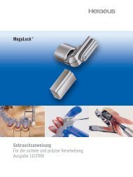 Gebrauchsanweisung Für die sichere und präzise ... - Heraeus Kulzer