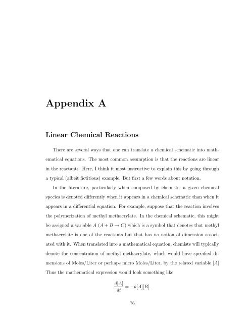 A SHORT COURSE IN THE MODELING OF CHEMOTAXIS