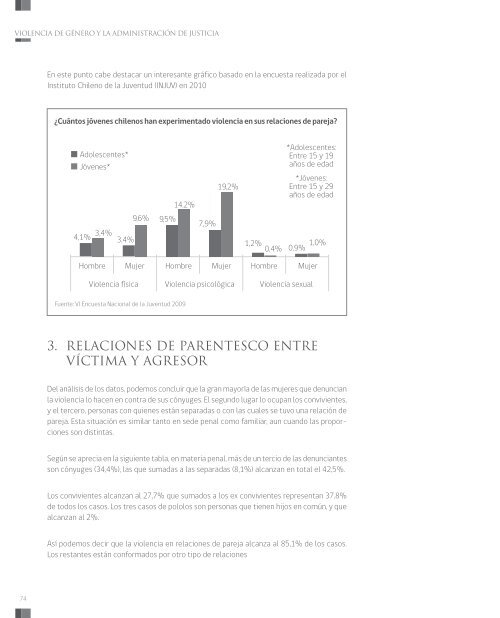 VIOLENCIA DE GÉNERO Y LA ADMINISTRACIÓN DE JUSTICIA