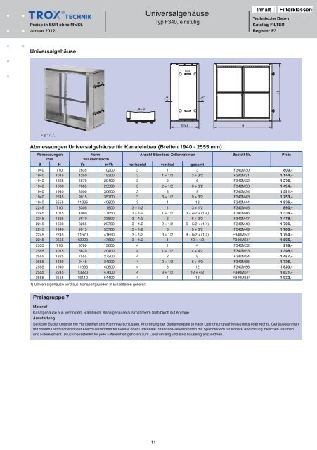 Trox PL 2012 Filter [pdf]