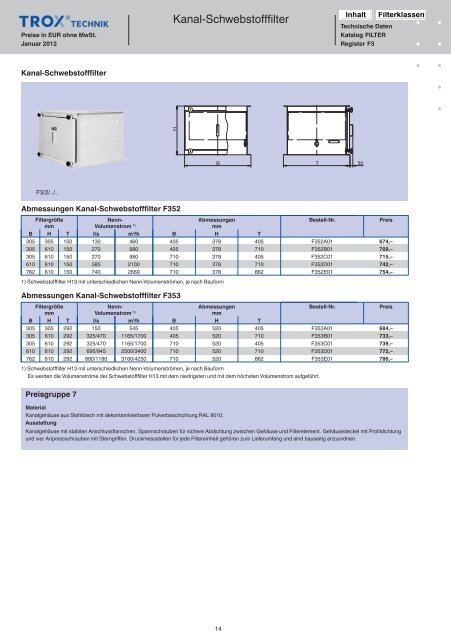 Trox PL 2012 Filter [pdf]