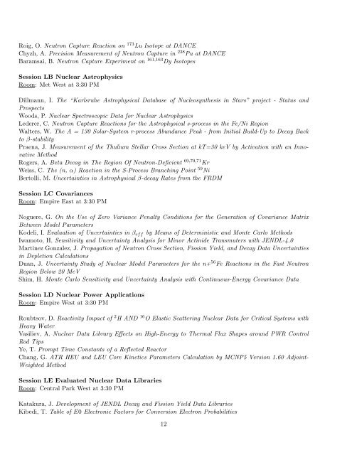 Program - Brookhaven National Laboratory