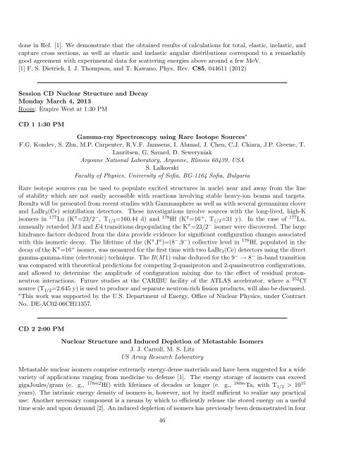 Program - Brookhaven National Laboratory