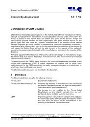 Conformity Assessment 3.9 B 16 Certification of OEM Devices