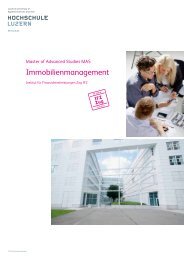 Broschüre - Home Immobilien - Hochschule Luzern