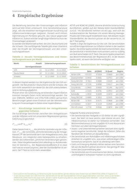 Finanzanlagen und Inflation - Liechtensteinische Landesbank