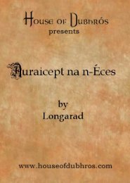 Auraicept na N-Éces The Scholars Primer by - House of Dubhros