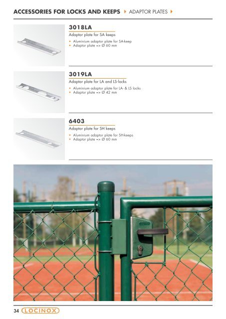 Locinox Catalogue - Barrier Components