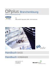 Handbuch RTC - OPplus für Microsoft Dynamics NAV